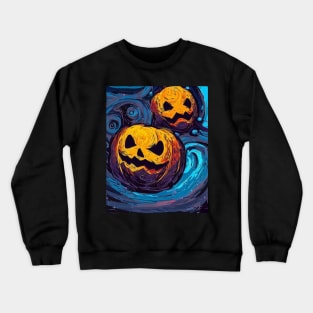 Spooky pumpkin pattern Crewneck Sweatshirt